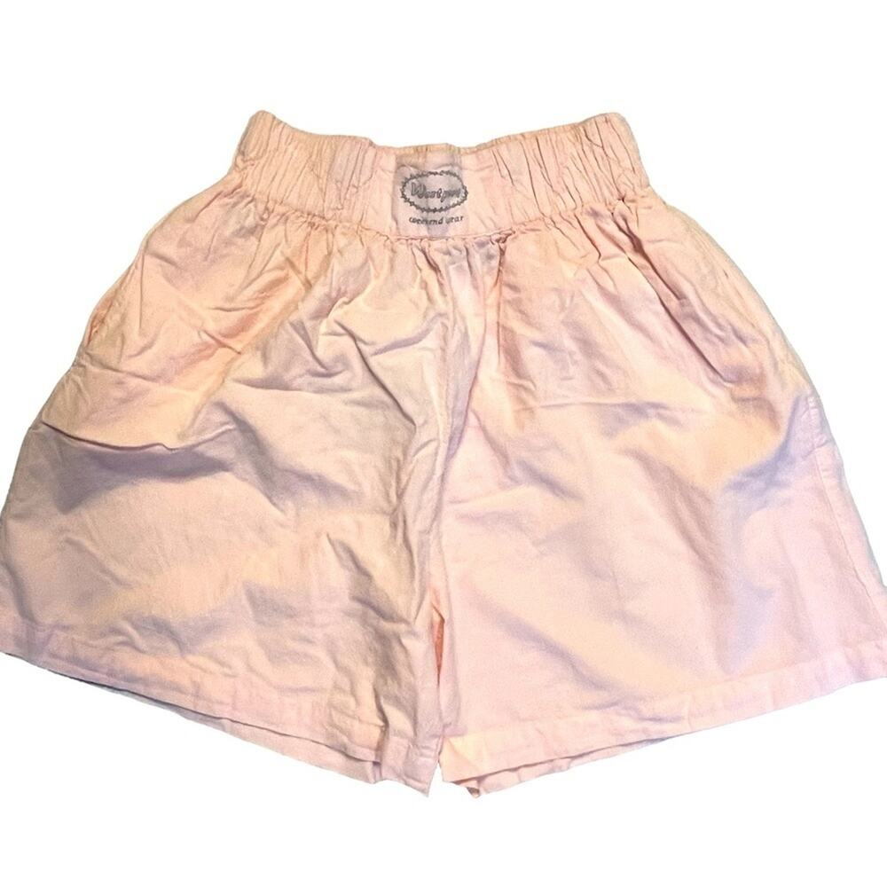 NWT Westport Weekend Wear Shorts Womens Medium Peach Paperbag High Waist Summer